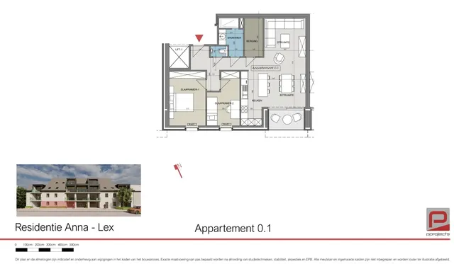 Appartement te koop in Passendale – 1/2