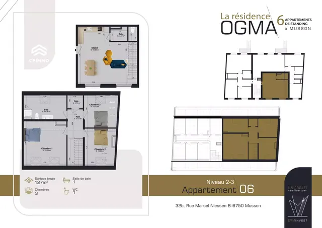 Appartement te koop in Musson – 1/10