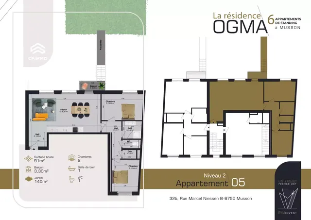 Appartement te koop in Musson – 1/10