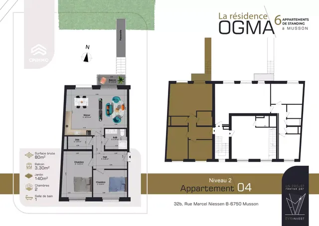 Appartement te koop in Musson – 1/10