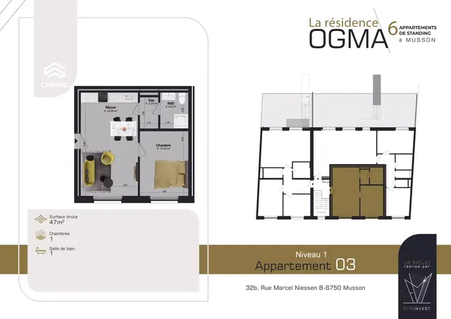 Appartement te koop in Musson – 1/10