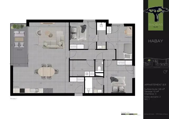 Appartement à vendre à Habay-la-Neuve – 1/8