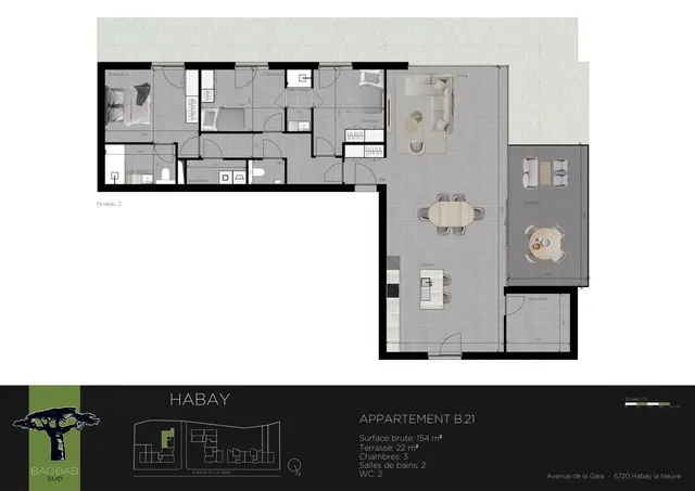 Appartement à vendre à Habay-la-Neuve – 1/8
