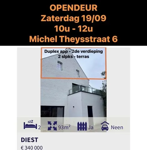 Duplex à vendre à Diest – 1/10