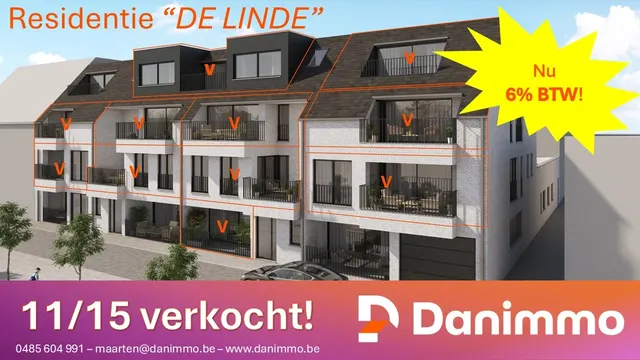 Appartement te koop in Ertvelde – 1/2