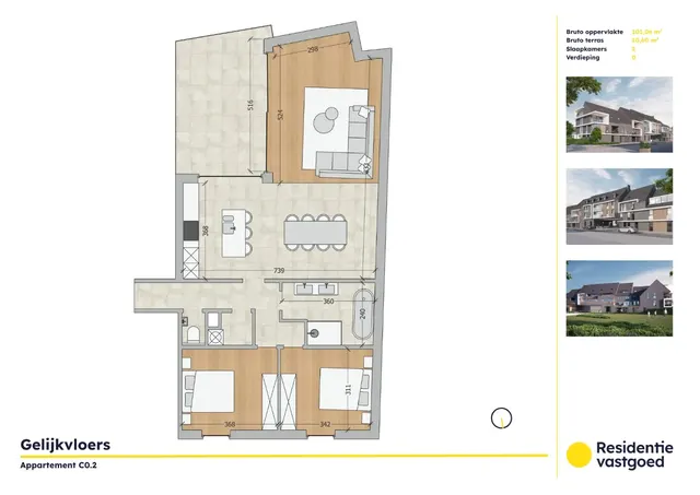 Appartement te koop in Oudenburg – 1/10