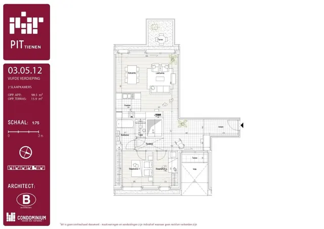 Appartement te koop in Tienen