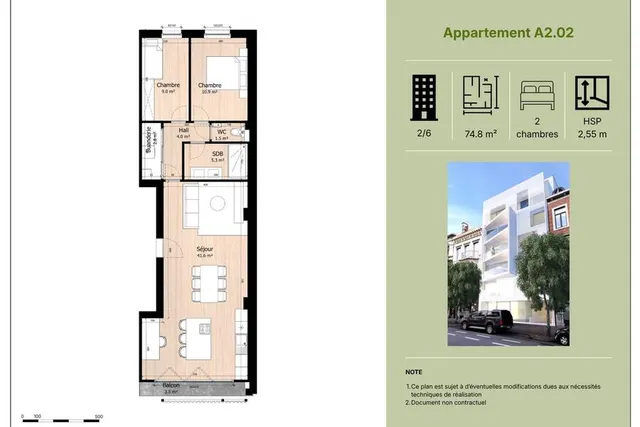 Appartement te koop in Liège – 1/10
