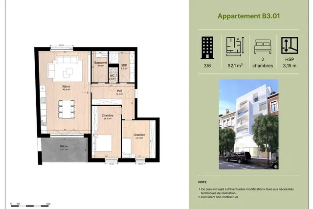Appartement te koop in Liège – 1/10