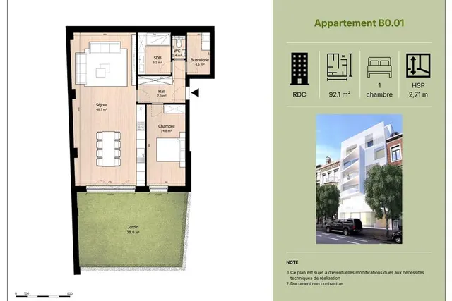 Appartement te koop in Liège – 1/10