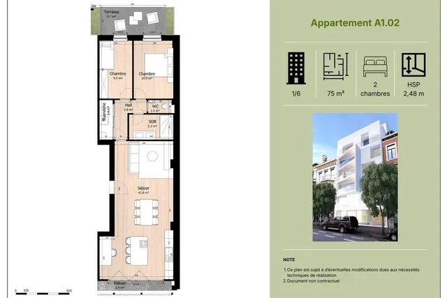 Appartement te koop in Liège – 1/10
