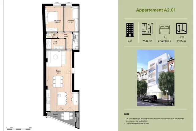 Appartement te koop in Liège – 1/10