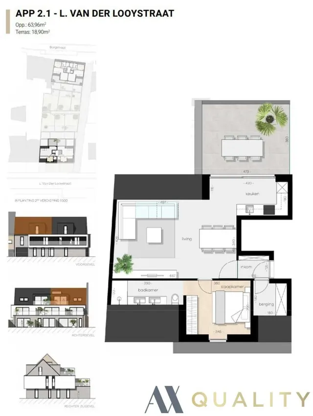 Appartement à louer à Puurs-Sint-Amands – 1/9