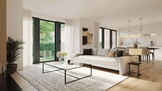 Rez-de-chaussée avec jardin à vendre à Uccle – 1/10