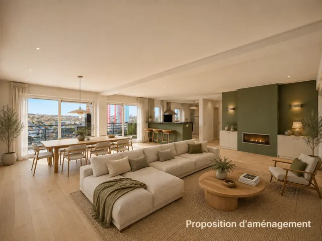 Penthouse for sale in Ganshoren – 1/10