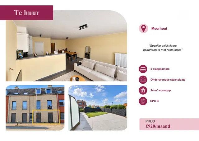 Appartement te huur in Meerhout – 1/10