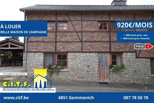 Huis te huur in Plombières Gemmenich – 1/10