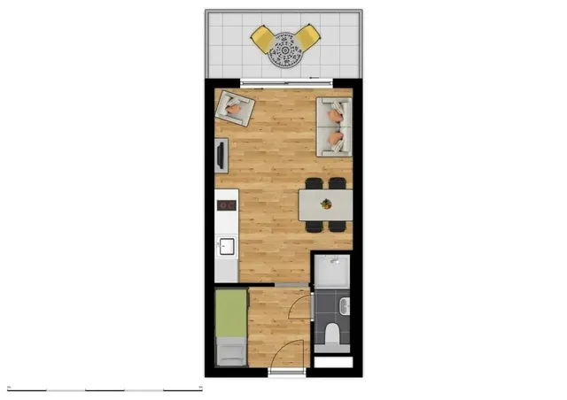 Appartement à vendre à Westende – 1/7