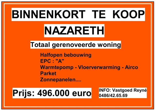 Huis te koop in Nazareth