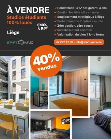 Appartement à vendre à Liège – 1/10
