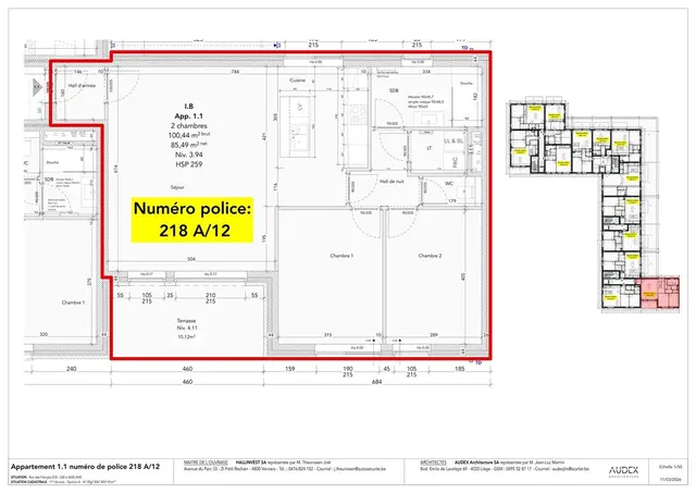 Appartement à vendre à Ans – 1/10