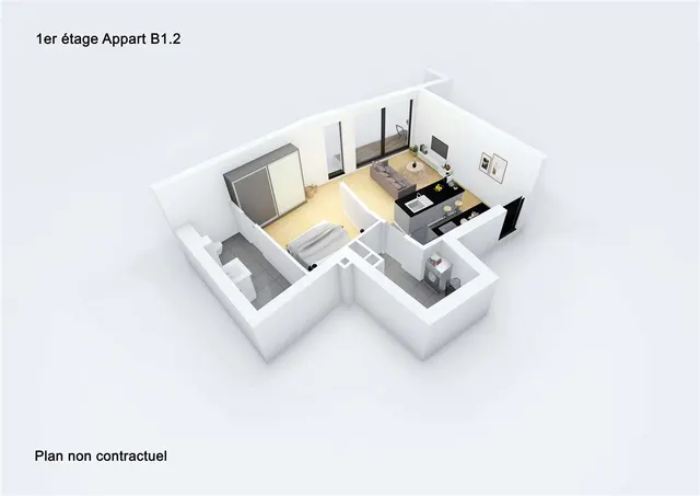 Appartement à vendre à Fléron – 1/8