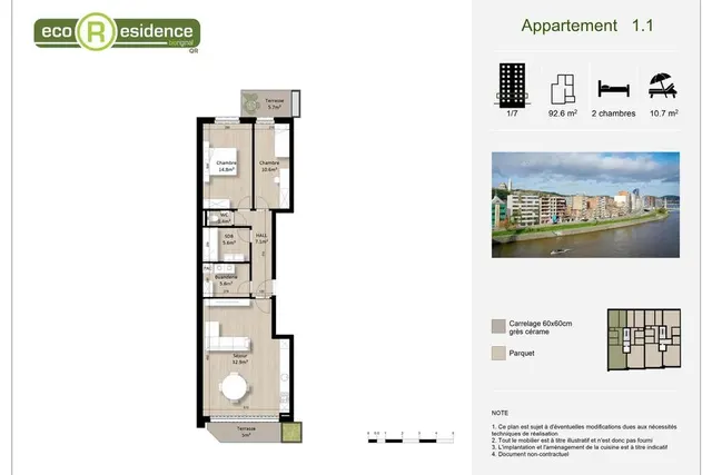 Apartment for sale in Liège – 1/10