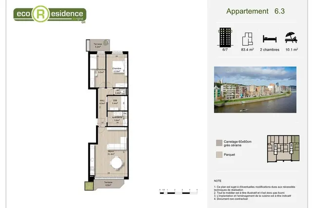 Apartment for sale in Liège – 1/10