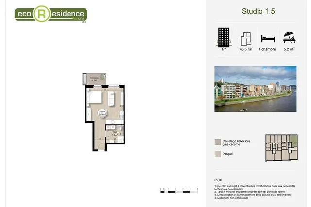 Apartment for sale in Liège – 1/5