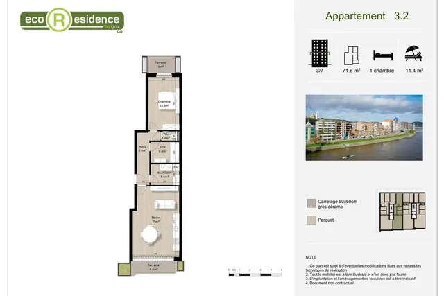 Appartement à vendre à Liège – 1/10