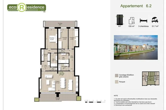 Appartement à vendre à Liège – 1/10