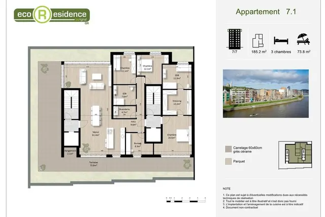 Appartement te koop in Liège – 1/10
