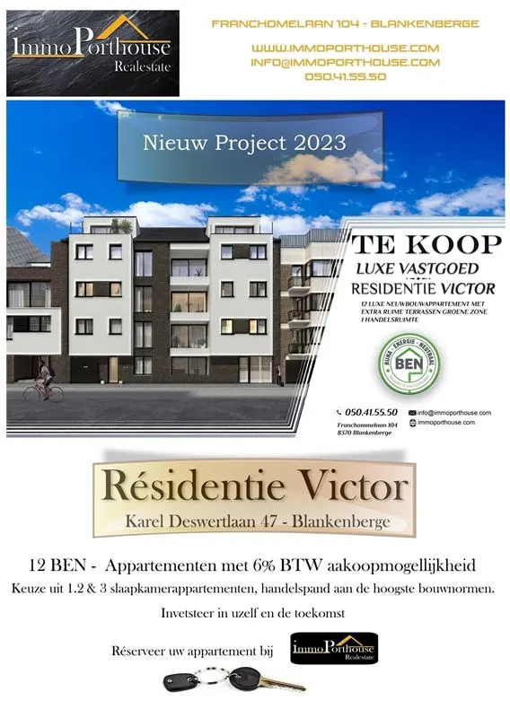 Appartement te koop in Blankenberge – 1/8