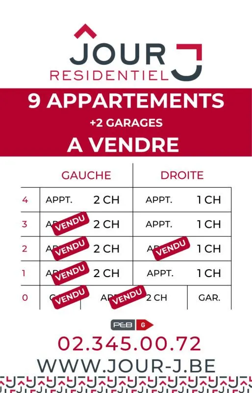 Appartement à vendre à Molenbeek-Saint-Jean – 1/10